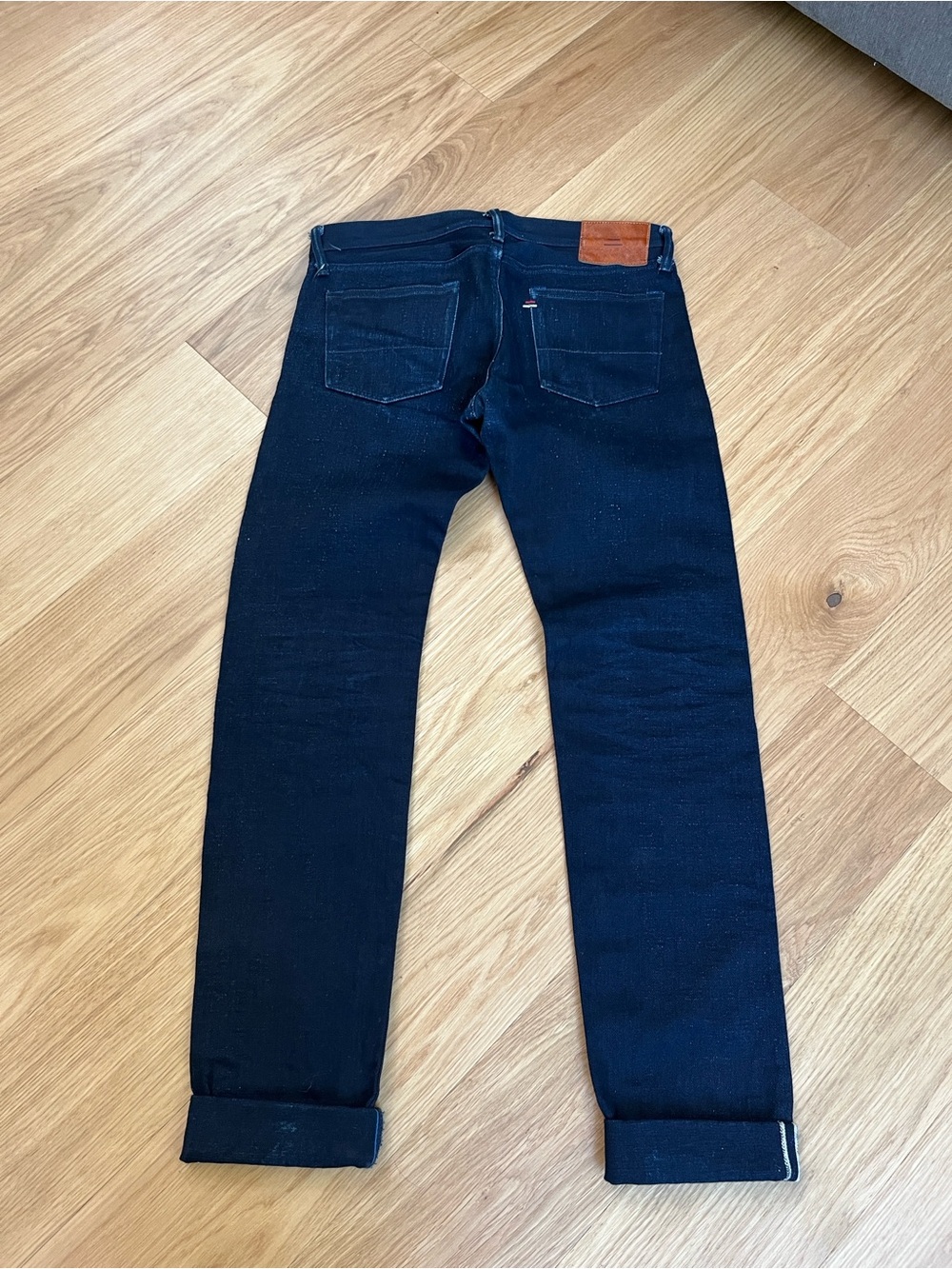 Tanuki Men's IDUS1 Dark Indigo Slim Straight Jeans size 31